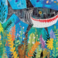 Beneath The Waves: Shark's Colorful Realm - 1000 Piece Jigsaw Puzzle Jigsaw Puzzles Cross & Glory