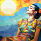 Celestial Frida: Colors of The Sky - 1000 Piece Jigsaw Puzzle Jigsaw Puzzles Cross & Glory