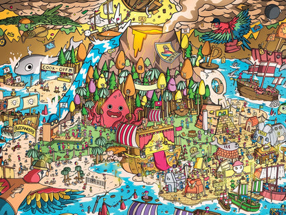 Lucky Puzzles 'Pirates' Paradise' - 500 Piece Puzzle