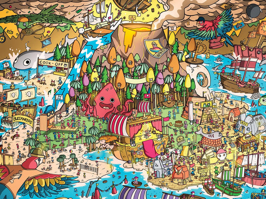 Lucky Puzzles 'Pirates' Paradise' - 500 Piece Puzzle