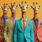Cross & Glory - The Fab Four Giraffes - 1000 Piece Jigsaw Puzzle for Adults | Unique Artwork Jigsaw Puzzles | Fun | Challenging Brain Teaser