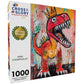 Cross & Glory - King Chompsalot - 1000 Piece Jigsaw Puzzle for Adults | Best New Dinosaur Puzzle | Prehistoric T-Rex Artwork | Challenging and Fun Puzzle Experience