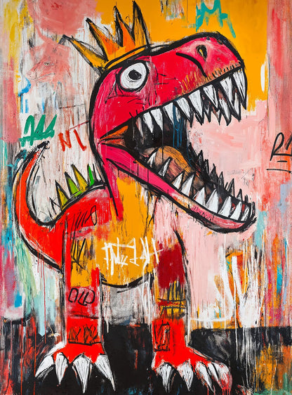 Cross & Glory - King Chompsalot - 1000 Piece Jigsaw Puzzle for Adults | Best New Dinosaur Puzzle | Prehistoric T-Rex Artwork | Challenging and Fun Puzzle Experience