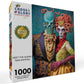Cross & Glory - Meet The Aliens: Sylas and Eirlys - 1000 Piece Jigsaw Puzzle | Vibrant Art Nouveau Design | Interstellar Romance Themed