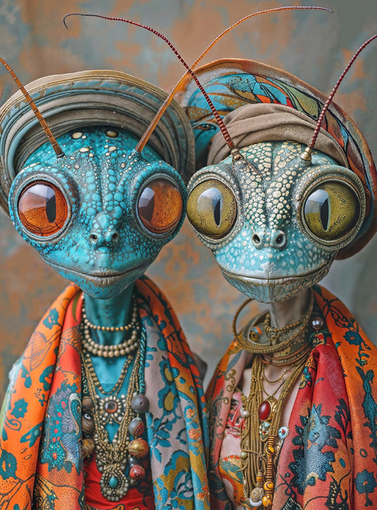 Cross & Glory - Meet The Aliens: Kylo and Mira - 1000 Piece Alien Jigsaw Puzzle | Sci-Fi Adventure | Perfect for Puzzle Enthusiasts
