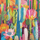 Cross & Glory - Cactus Inferno: The Desert in Bloom - 1000 Piece Jigsaw Puzzle for Adults | Vibrant Desert Cactus Puzzle | Best New Abstract Puzzle Challenge