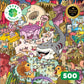 Lucky Puzzles 'Giggles Under The Sea' | 500 Piece Jigsaw Puzzle for Adults & Kids 12+ | Colorful Underwater Scene with Whimsical Sea Creatures | Family Fun | Unique Brain Teaser